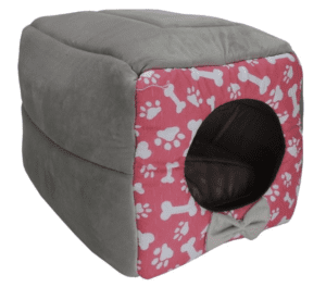 Cama Iglu e Toca Para Cachorro Luxo ROSA G